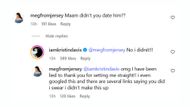 A social media user inquired about the dating rumors (Image via Instagram/@iamkristindavis)